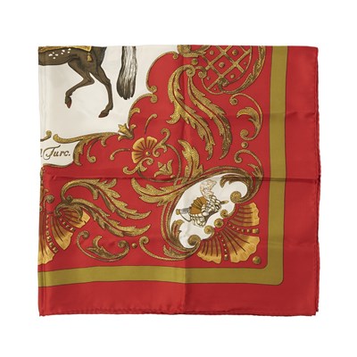 Lot 385 - Hermes, a Cheval Turc silk scarf.