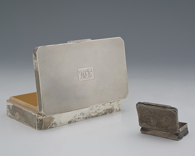 Lot 55 - Two silver boxes
