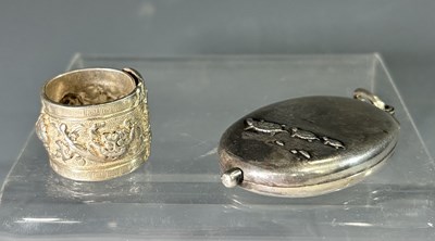 Lot 673A - A German 800 standard Aesthetic style silver...