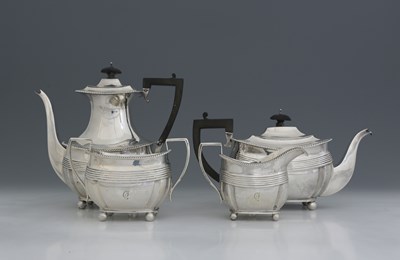 Lot 284 - A George V silver tea and coffee service,...