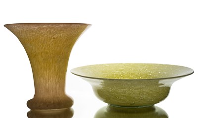 Lot 576 - Nazeing and Vasart, an Art Deco cloudy glass...