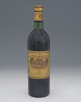 Lot 236 - Chateau Batailley, Pauillac, 1982, 5eme Grand...