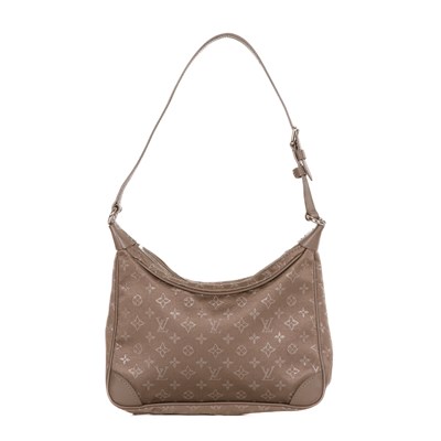 Lot 404 - Louis Vuitton, a small satin Boulogne handbag.