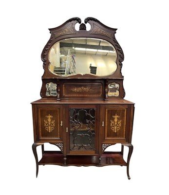 Lot 396 - A late Victorian/early Edwardian mahogany...