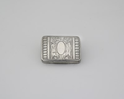 Lot 47 - A George III silver vinaigrette, by Samuel...