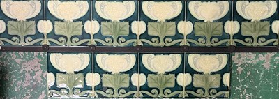 Lot 55 - C F A Voysey (attribted), a set of Pilkinton...