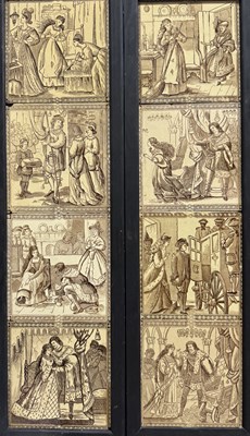 Lot 184 - Malkin, a set of eight Aesthetic Movement...