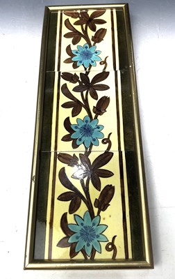 Lot 38 - Doulton Lambeth, a frieze of three Arts and...