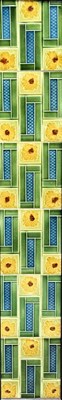 Lot 39 - An Arts and Crafts six tile majolica panel,...