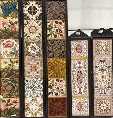 Lot 115 - A large collection of Victorian printed tiles,...