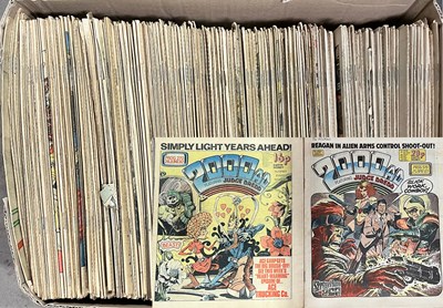Lot 55 - A collection of 2000 AD comics from Prog 270,...