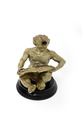 Lot 30 - A Martin Brothers stoneware Imp Musician...