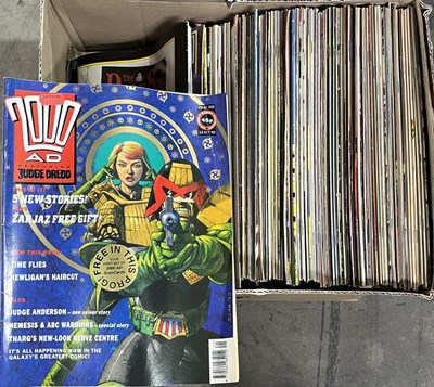 Lot 59 - A collection of 2000 AD comics from Prog 520,...