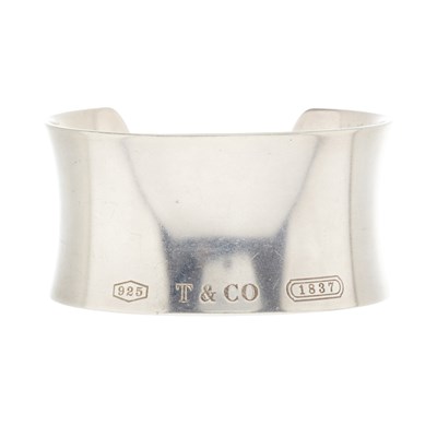 Lot 501 - Tiffany & Co., a silver 1837 cuff bangle bracelet.