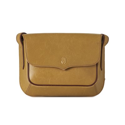 Lot 305 - Cartier, a vintage Must de Cartier flap handbag.
