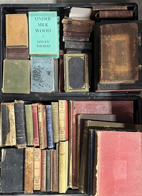Lot 54 - A selection of leather and linen bindings to...