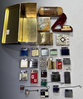 Lot 190 - A collection of Continental lighters, made in...
