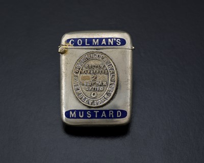 Lot 38 - A Colman’s Mustard enamelled plated...