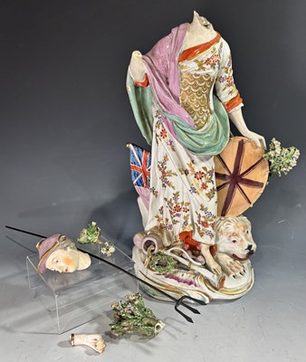 Lot 92 - An early19th century porcelain figure of...