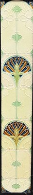 Lot 267 - Wedgwood, a seven tile majoicia panel,...