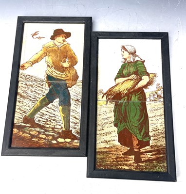 Lot 178 - A pair of Decorative Arts Tile Company...