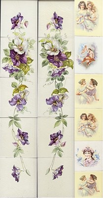 Lot 207 - A collection of Continental style printed...