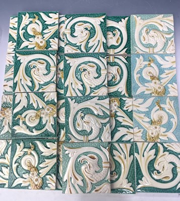 Lot 204 - Minton hollins for J Sainsbury, a set of 28...