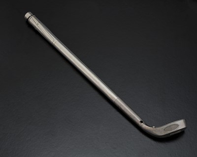 Lot 44 - A Victorian novelty silver golf club...