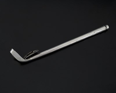 Lot 48 - A Victorian novelty silver golf club...