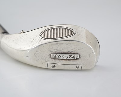 Lot 48 - A Victorian novelty silver golf club...