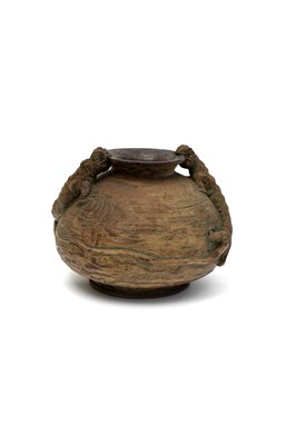 Lot 14 - A Martin Brothers stoneware Grotesque vase by...