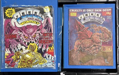 Lot 58 - A collection of 2000AD monthly magazines and...