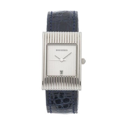 Lot 249 - Boucheron, a stainless steel Reflet wrist watch