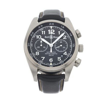 Lot 196 - Bell & Ross, a stainless steel Vintage 126XL chronograph wrist watch