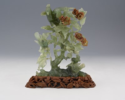 Lot 445 - A Chinese jade ornament, second half of the...