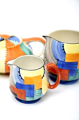 Lot 93 - 'Cubist' a Gray's Pottery Paris jug designed...