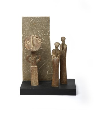 Lot 406 - John Maltby (1936-2020) Looking at Sculpture,...