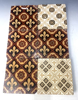 Lot 140 - Minton, Gothic Revival glazed encaustic style...