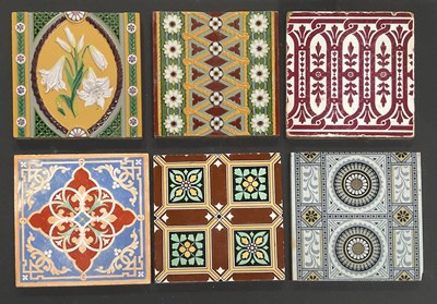 Lot 187 - Minton and Minton Hollins, six various 8 inch...