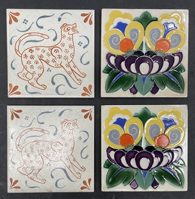 Lot 242 - Pilkington, mid 20th century painted Persian...