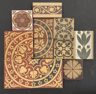 Lot 141 - A W N Pugin for Minton, a collection of Gothic...