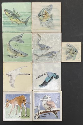 Lot 285 - Polly Brace for Dunsmore, eight aquatic, bird...