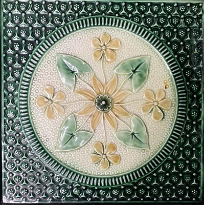 Lot 181 - Copeland, a large Aesthetic Movement majolica...