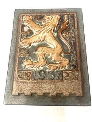 Lot 253 - Malkin Tiles, an Art Deco salt glazed relief...
