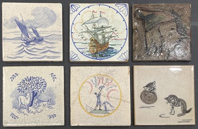 Lot 281 - Five various Cartrers, Poole tiles, 1930 to...