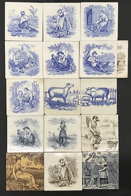 Lot 230 - A collection of Minton and Wedgwood transfer...