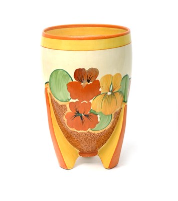 Lot 760 - 'Nasturtium' a Clarice Cliff Bizarre vase,...