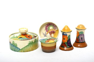 Lot 761 - 'Fragrance' a Clarice Cliff Bizarre preserve...