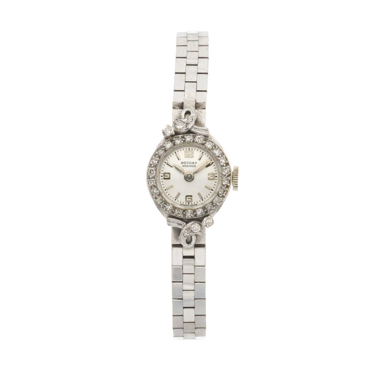 Lot 255 - Rotary, a 9ct gold cocktail bracelet watch