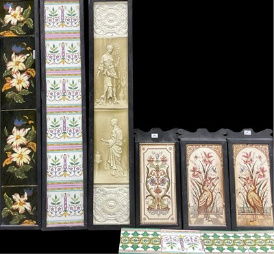 Lot 129 - A collection of Victorian printed tiles,...